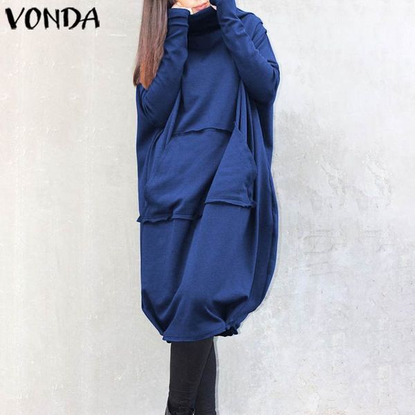 autumn dress women sweatshirts 2020 vonda female casual loose sundress pockets long sleeve hoody dress femme robe plus size, Black;gray
autumn dress women sweatshirts 2020 vonda female casual loose sundress pockets long sleeve hoody dress femme robe plus size, Black;gray