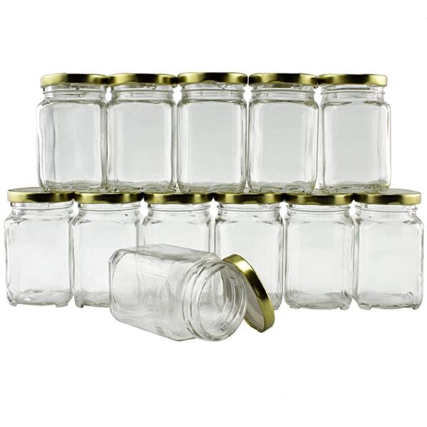 6-ounce square victorian jars (12-pack), candle jars pack of steampunk square glass jars with screw-on lids, ideal for spice storage, weddin
6-ounce square victorian jars (12-pack), candle jars pack of steampunk square glass jars with screw-on lids, ideal for spice storage, weddin