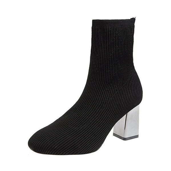 2020 autumn and winter women' boots boots sleeve wool thick heel elastic socks short high heel korean version, Black
2020 autumn and winter women' boots boots sleeve wool thick heel elastic socks short high heel korean version, Black