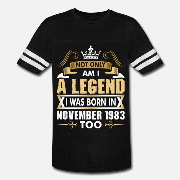 not only am i a legend i was born in november 1983 t shirt men printed short sleeve plus size 3xl basic solid spring autumn letter shirt
not only am i a legend i was born in november 1983 t shirt men printed short sleeve plus size 3xl basic solid spring autumn letter shirt