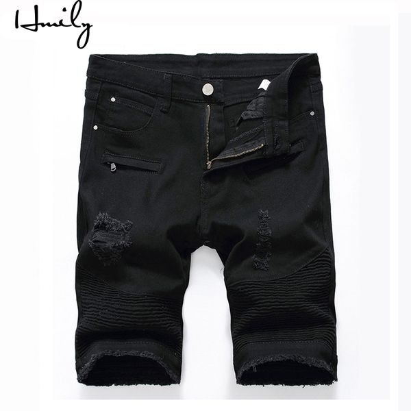 men's jeans hmily fashion leisure mens ripped short brand clothing summer cotton shorts breathable tearing denim male, Blue
men's jeans hmily fashion leisure mens ripped short brand clothing summer cotton shorts breathable tearing denim male, Blue