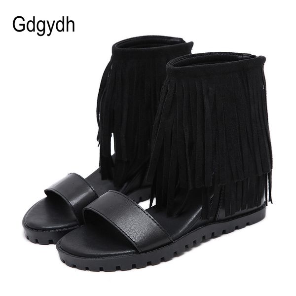 gdgydh vintage fringe european summer shoes for women wedges sandals heels ankle strap zipper open tos gladiator shoes women, Black
gdgydh vintage fringe european summer shoes for women wedges sandals heels ankle strap zipper open tos gladiator shoes women, Black