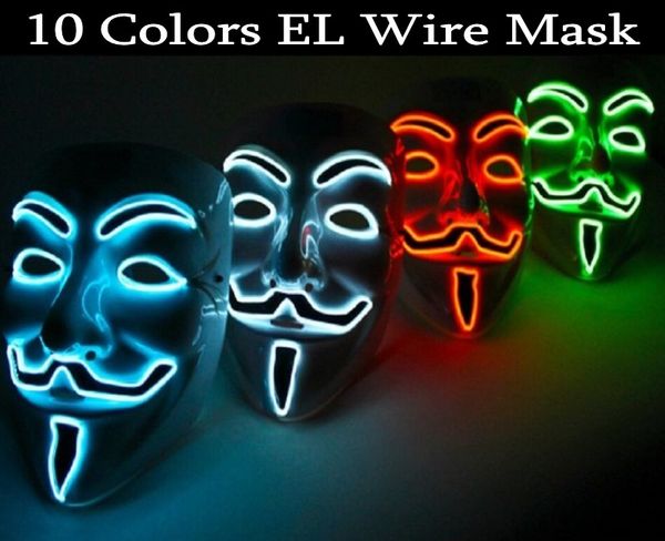 2020 new el wire el mask vendetta party fashion v cosplay costume guy fawkes anonymous mask for party halloween scary decoration
2020 new el wire el mask vendetta party fashion v cosplay costume guy fawkes anonymous mask for party halloween scary decoration