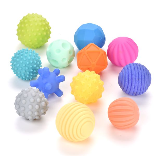 6pcs/set baby toys random combination touch hand ball training massage soft balls textured multi tactile senses touch kids shower bath game
6pcs/set baby toys random combination touch hand ball training massage soft balls textured multi tactile senses touch kids shower bath game