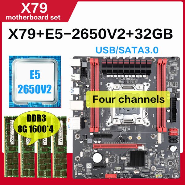 jingsha x79 motherboard set with xeon e5 2650v2 4x8gb 32gb 1600mhz ddr3 ecc reg memory atx usb3.0 sata3 pci-e nvme m.2 interface
jingsha x79 motherboard set with xeon e5 2650v2 4x8gb 32gb 1600mhz ddr3 ecc reg memory atx usb3.0 sata3 pci-e nvme m.2 interface