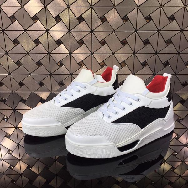 summer sports basket sneakers men's low aurelien red bottom shoes original red sole casual shoes, Black
summer sports basket sneakers men's low aurelien red bottom shoes original red sole casual shoes, Black