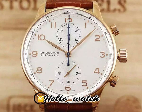 new 40.9mm rose gold case miyota qaurtz chronogrpah mens watch white dial brown leather strap watches hello_watch 9color, Slivery;brown
new 40.9mm rose gold case miyota qaurtz chronogrpah mens watch white dial brown leather strap watches hello_watch 9color, Slivery;brown