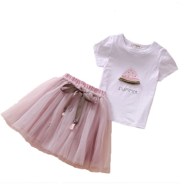 summer girls clothing sets fashion short sleeve cotton tees + mesh skirt 2 pcs suit casual children outfits dq942 t200808, White
summer girls clothing sets fashion short sleeve cotton tees + mesh skirt 2 pcs suit casual children outfits dq942 t200808, White