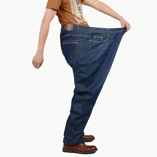 plus size 32 - 52 2020 new jeans men fashion cotton mid waist straight casual obese man jeans pants trousers mens, Blue
plus size 32 - 52 2020 new jeans men fashion cotton mid waist straight casual obese man jeans pants trousers mens, Blue