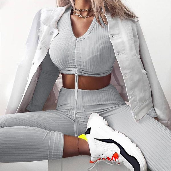 wear sets 2pcs crop suit ladies tracksuit set autumn casual streetwear clubwear women knitted lounge, White
wear sets 2pcs crop suit ladies tracksuit set autumn casual streetwear clubwear women knitted lounge, White