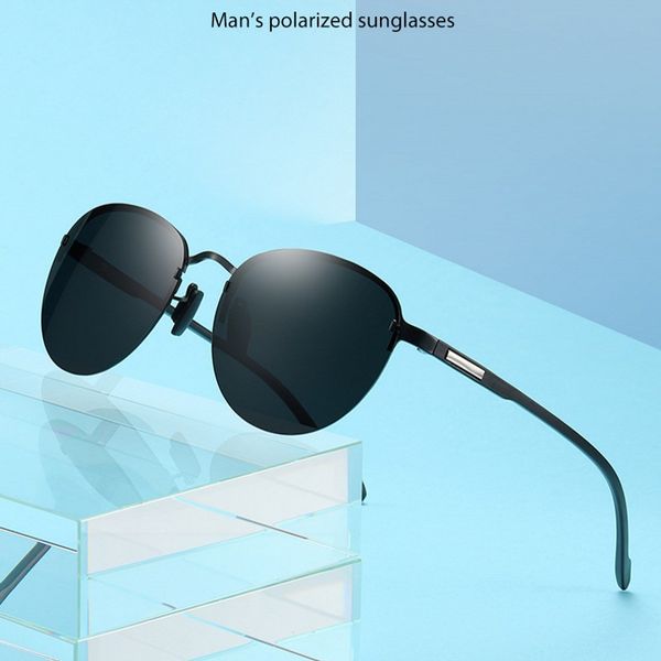 round polarized sunglasses men women rimless ultralight tr90 legs driving sun glasses 2020 brand designer rays goggle uv400, White;black
round polarized sunglasses men women rimless ultralight tr90 legs driving sun glasses 2020 brand designer rays goggle uv400, White;black