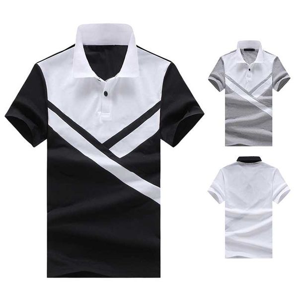 european size summer men's brand fashion business casual breathable cotton splicing short-sleeve shirt yj, White;black
european size summer men's brand fashion business casual breathable cotton splicing short-sleeve shirt yj, White;black