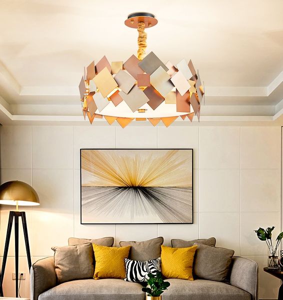 post-modern personality living room steel sheet rotatable led chandelier nordic atmosphere creative pendant lights villa cafe pendant lamp
post-modern personality living room steel sheet rotatable led chandelier nordic atmosphere creative pendant lights villa cafe pendant lamp