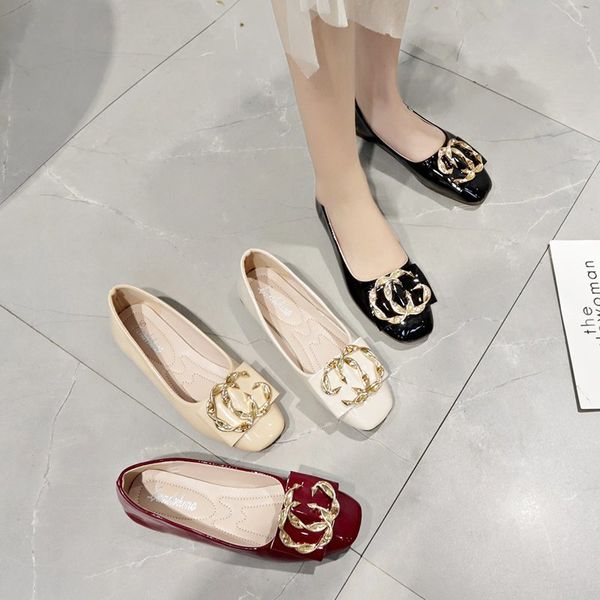 fashion brand design buckle women pumps square toe slip on work shoes low heel spring autumn party wedding shoes, Black
fashion brand design buckle women pumps square toe slip on work shoes low heel spring autumn party wedding shoes, Black