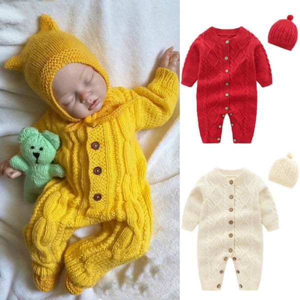 newborn baby girl boy sets knitted button romper jumpsuit hat 2pcs autumn winter warm clothes baby solid outfits 0-18m c0922, Blue
newborn baby girl boy sets knitted button romper jumpsuit hat 2pcs autumn winter warm clothes baby solid outfits 0-18m c0922, Blue