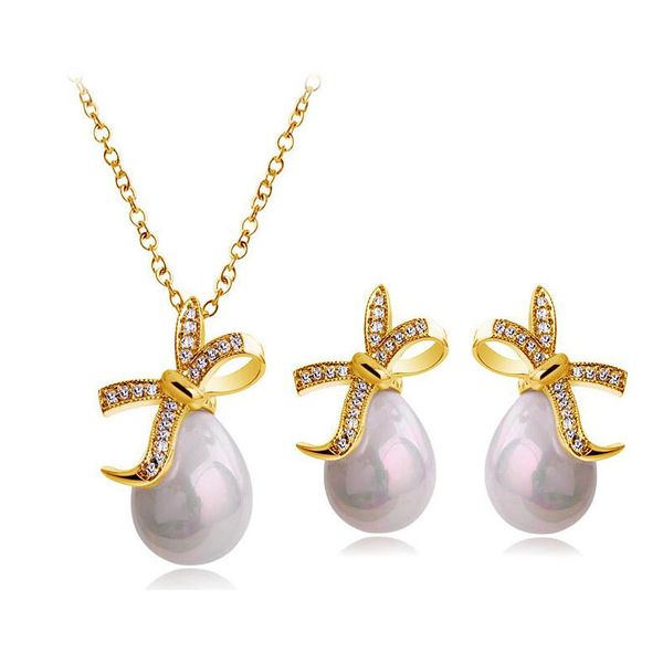 2020 gold plated waterdrop white pearl necklace earrings jewelry set for women swarovski elements crystal peal jewelry set 2pcs/set, Silver
2020 gold plated waterdrop white pearl necklace earrings jewelry set for women swarovski elements crystal peal jewelry set 2pcs/set, Silver