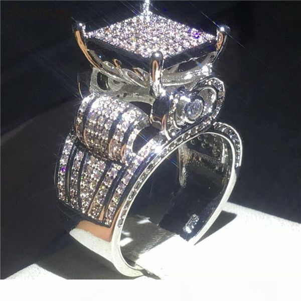 choucong deluxe promise ring 925 sterling silver pave setting diamond engagement band rings for women men wedding jewelry gift, Slivery;golden
choucong deluxe promise ring 925 sterling silver pave setting diamond engagement band rings for women men wedding jewelry gift, Slivery;golden