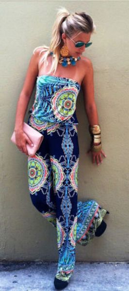 selling spring 2019 printed strapless bra slim-fit jumpsuit, Black;white
selling spring 2019 printed strapless bra slim-fit jumpsuit, Black;white