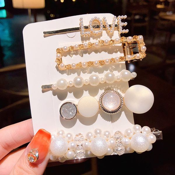 1set korean fashion pearl hairpins women girls elegant hair clips pin barrettes accessories hairclip hairgrip headdress headwear, Slivery;white
1set korean fashion pearl hairpins women girls elegant hair clips pin barrettes accessories hairclip hairgrip headdress headwear, Slivery;white