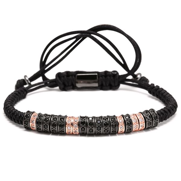 bracelet gentleman handcrafted macrame bracelets bangles african micro pave crystal zircon bead bracelet man jewelry, Black
bracelet gentleman handcrafted macrame bracelets bangles african micro pave crystal zircon bead bracelet man jewelry, Black