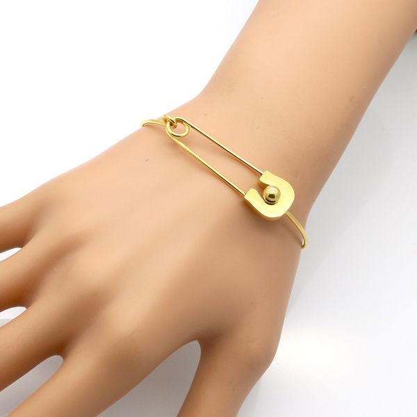 мода pin shaped манжета браслеты birthday party jewelry женщины золото и серебро тон нержавеющей стали браслет подарки, Black
мода pin shaped манжета браслеты birthday party jewelry женщины золото и серебро тон нержавеющей стали браслет подарки, Black