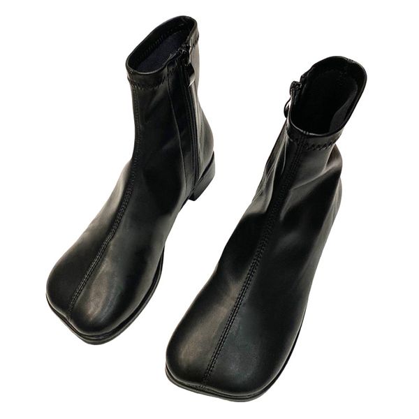 2020 autumn square toe low heel women's boots fashion boots black novelty winter shoes women
2020 autumn square toe low heel women's boots fashion boots black novelty winter shoes women