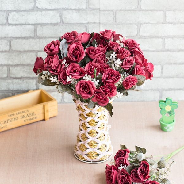 1 bunch 12 head thai royal rose artificial flowers bridal bouquet party wedding decoration fake silk flower home decor
1 bunch 12 head thai royal rose artificial flowers bridal bouquet party wedding decoration fake silk flower home decor