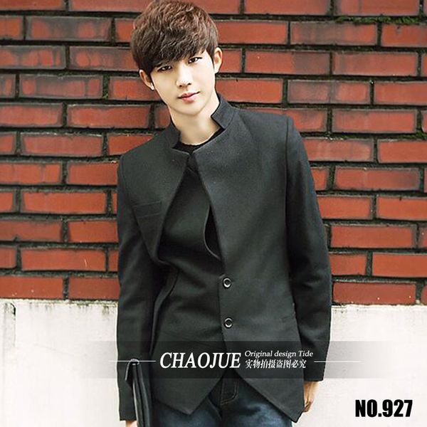 s-6xl 2020 male suit outerwear fashion long-sleeve suit slim casual stand collar outerwear no big yards men's clothing, White;black
s-6xl 2020 male suit outerwear fashion long-sleeve suit slim casual stand collar outerwear no big yards men's clothing, White;black