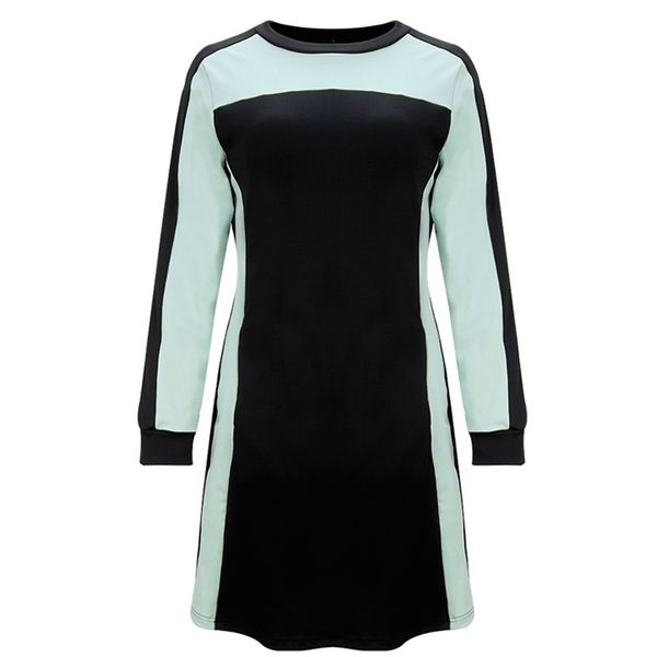 casual dresses women mini dress long sleeve autumn o-neck solid color patchwotk 2021 loose pocket sport streetwear, Black;gray
casual dresses women mini dress long sleeve autumn o-neck solid color patchwotk 2021 loose pocket sport streetwear, Black;gray