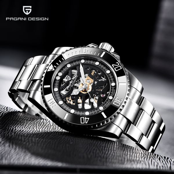 pagani design mechanical automatic watches mens business watch for men sport watch men waterproof clocks relogios masculino 2020, Slivery;brown
pagani design mechanical automatic watches mens business watch for men sport watch men waterproof clocks relogios masculino 2020, Slivery;brown