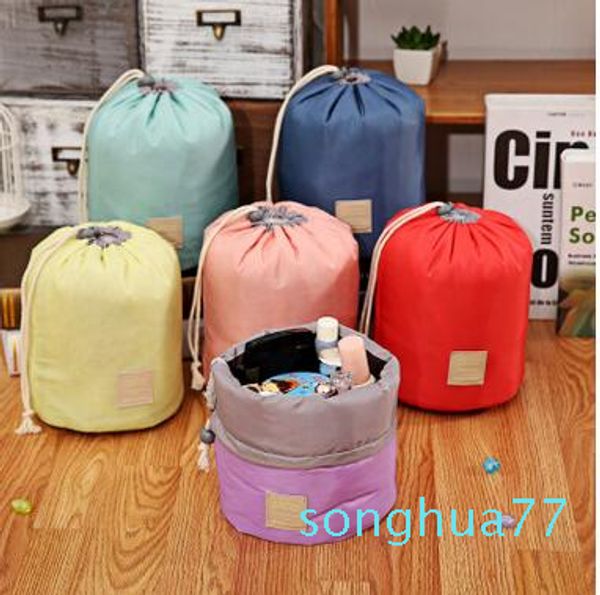 dnew arrival barrel shaped travel cosmetic bag nylon polyester high capacity drawstring elegant drum wash bags makeup organizer storage bags
dnew arrival barrel shaped travel cosmetic bag nylon polyester high capacity drawstring elegant drum wash bags makeup organizer storage bags