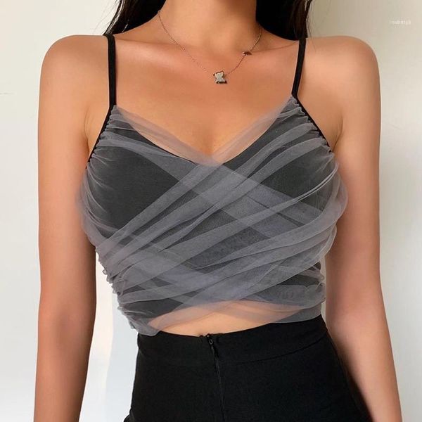 panelled slim camis french romance women mesh tank crop for women fashion black color, White
panelled slim camis french romance women mesh tank crop for women fashion black color, White