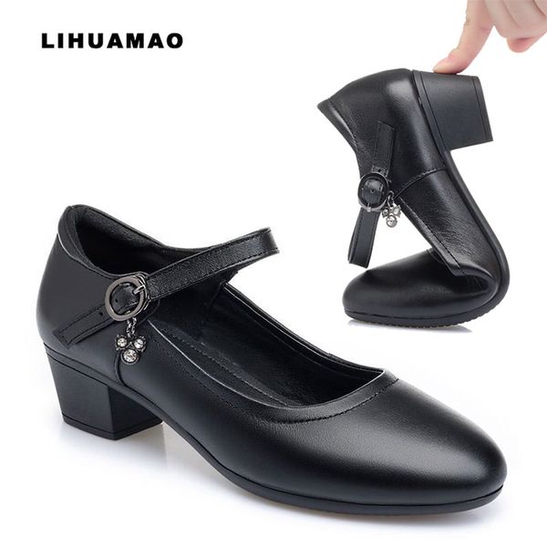 lihuamao fashion women shoes square heel mary jane round toe ankle strap ladies pumps work party wedding shoes comftable soft, Black
lihuamao fashion women shoes square heel mary jane round toe ankle strap ladies pumps work party wedding shoes comftable soft, Black