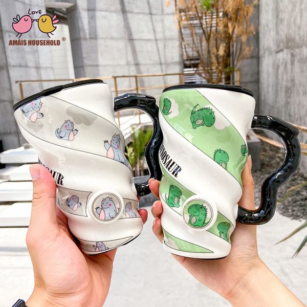 500ml personality cartoon dinosaur big volume drink cup coffee mugs for couple and friends gift
500ml personality cartoon dinosaur big volume drink cup coffee mugs for couple and friends gift