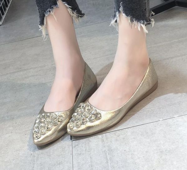 new arrival spring and autumn womens fashion flat pointed toe party shoes ladies office shoes bling wedding shoe, Black
new arrival spring and autumn womens fashion flat pointed toe party shoes ladies office shoes bling wedding shoe, Black