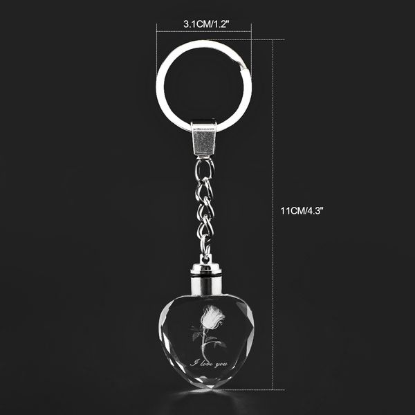 led key light chainnew fairy crystal rose led light chain love heart chain ring ring for women bag chains summer jewelry
led key light chainnew fairy crystal rose led light chain love heart chain ring ring for women bag chains summer jewelry