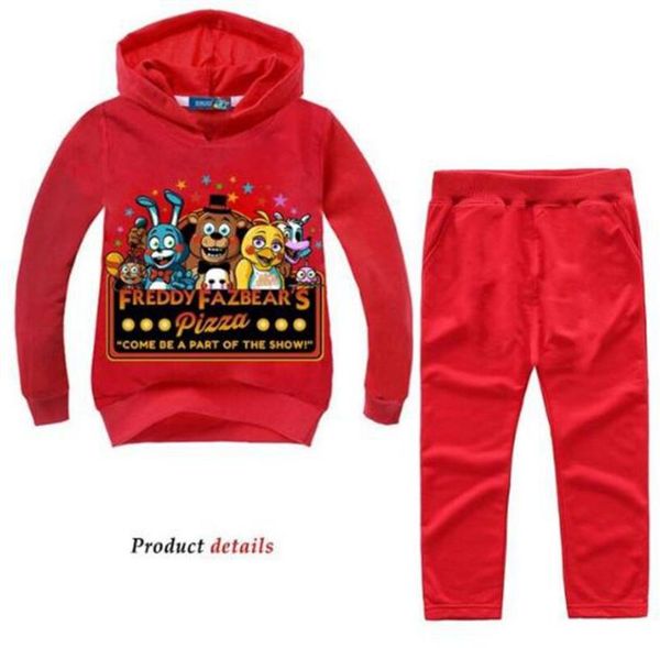 fashion kids autumn clothes party hoodies pants boys five nights at cartoon clothes set girls outfit kids tracksuit, White
fashion kids autumn clothes party hoodies pants boys five nights at cartoon clothes set girls outfit kids tracksuit, White