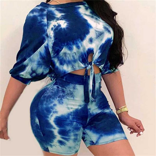 tie dye women 2 piece set print summer gradient colored half sleevesports shorts pants set women tracksuit streetwear, Gray
tie dye women 2 piece set print summer gradient colored half sleevesports shorts pants set women tracksuit streetwear, Gray
