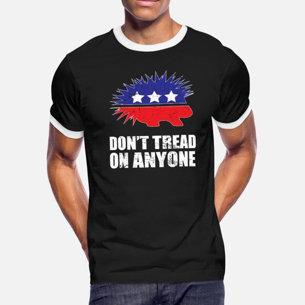 libertarian porcupine logo don't tread on anyone t shirt men fitness 100% cotton s-xxxl formal fitness comfortable summer outfit
libertarian porcupine logo don't tread on anyone t shirt men fitness 100% cotton s-xxxl formal fitness comfortable summer outfit