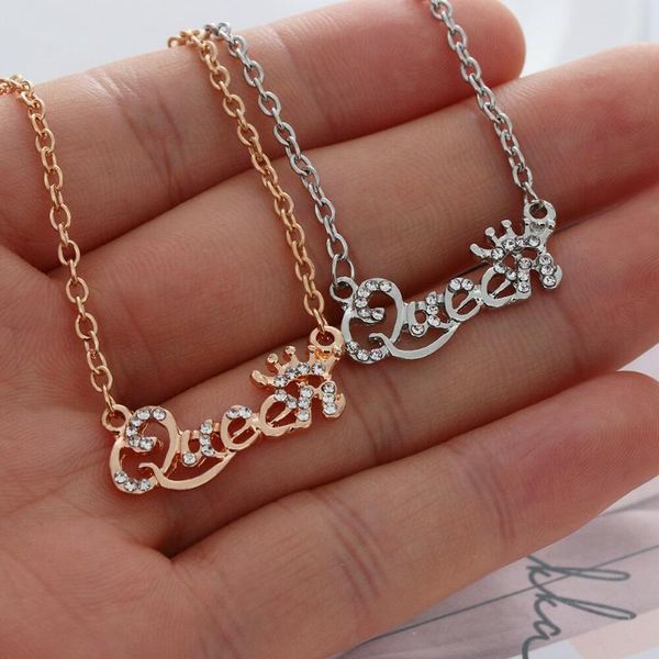 queen crown tiara pendant rhinestone necklace wife girlfriend mothers day gift, Silver
queen crown tiara pendant rhinestone necklace wife girlfriend mothers day gift, Silver