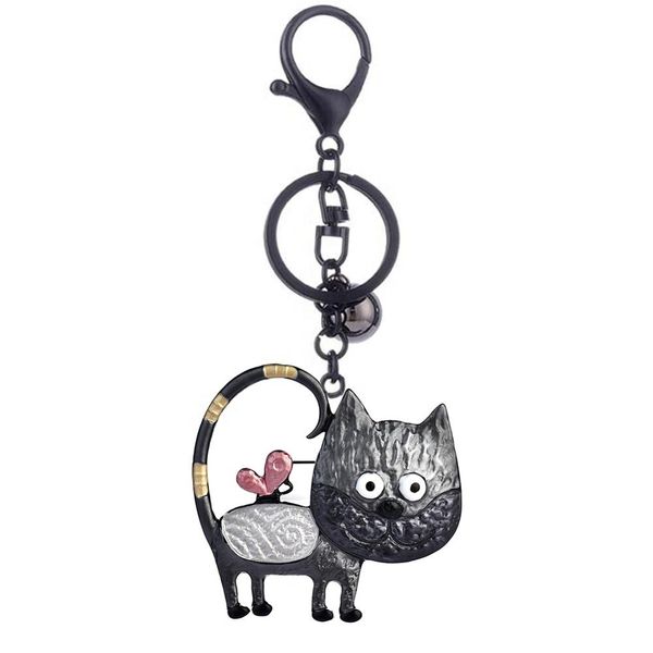 keyring of fashion cute cat car bag pendant keychains for ladies women's enamel alloy key chain rings friend gifts 2020, Slivery;golden
keyring of fashion cute cat car bag pendant keychains for ladies women's enamel alloy key chain rings friend gifts 2020, Slivery;golden