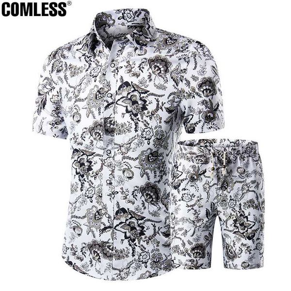two piece shorts men sets shirts+shorts summer 2020 new fashion short sleeve slim shirt ten printing designs mens clothing -5xl, White;black
two piece shorts men sets shirts+shorts summer 2020 new fashion short sleeve slim shirt ten printing designs mens clothing -5xl, White;black