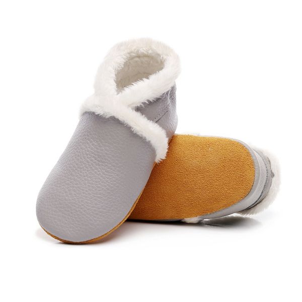 baby soft sole boots winter warm shoes with velvet baby cowhide fashion soft sole high- boots infant toddler shoes, Black;grey
baby soft sole boots winter warm shoes with velvet baby cowhide fashion soft sole high- boots infant toddler shoes, Black;grey