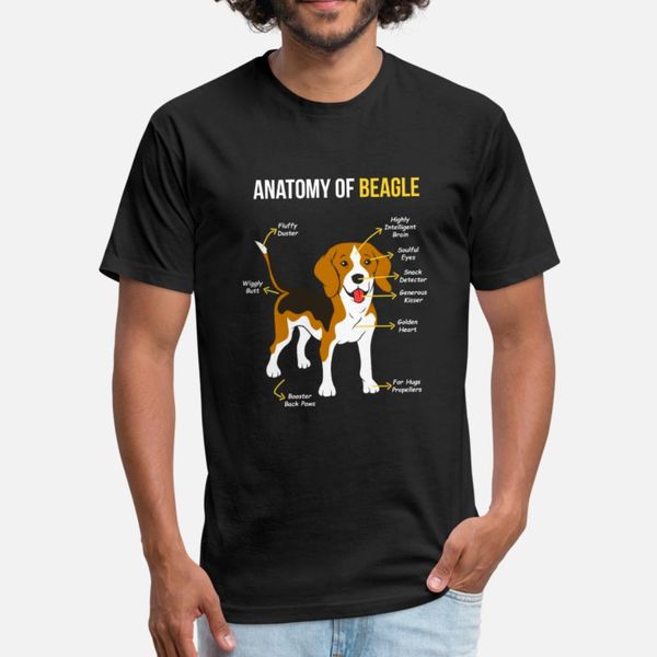 beagle t shirt men custom 100% cotton s-3xl leisure anti-wrinkle funny casual spring autumn letters shirt