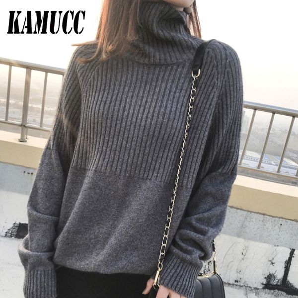 new turtleneck womens sweaters casual pullovers solid long sleeve korean knit sweater women winter plus size harajuku fall, White;black
new turtleneck womens sweaters casual pullovers solid long sleeve korean knit sweater women winter plus size harajuku fall, White;black
