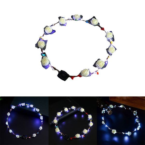 party crown flower headband led light up glowing wreath garlands halloween christmas lights outdoor
party crown flower headband led light up glowing wreath garlands halloween christmas lights outdoor