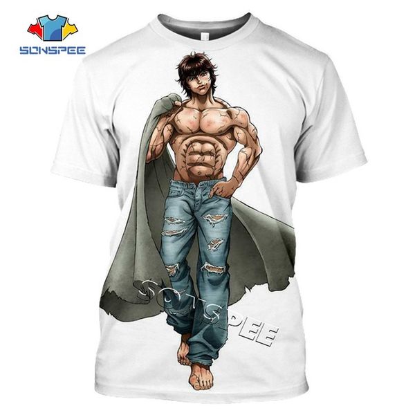 summer comic grappler baki japan boxing men anime 3d print shirts anime horror harajuku men clothing
summer comic grappler baki japan boxing men anime 3d print shirts anime horror harajuku men clothing