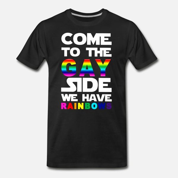 come to the gay side we have rainbows t shirt men designer tee shirt crew neck graphic funny casual spring letter shirt
come to the gay side we have rainbows t shirt men designer tee shirt crew neck graphic funny casual spring letter shirt