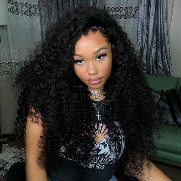 brazilian kinky curly human hair wig 13x4 lace front human hair wigs pre plucked with baby hair jazz star lace wig non-remy, Black
brazilian kinky curly human hair wig 13x4 lace front human hair wigs pre plucked with baby hair jazz star lace wig non-remy, Black