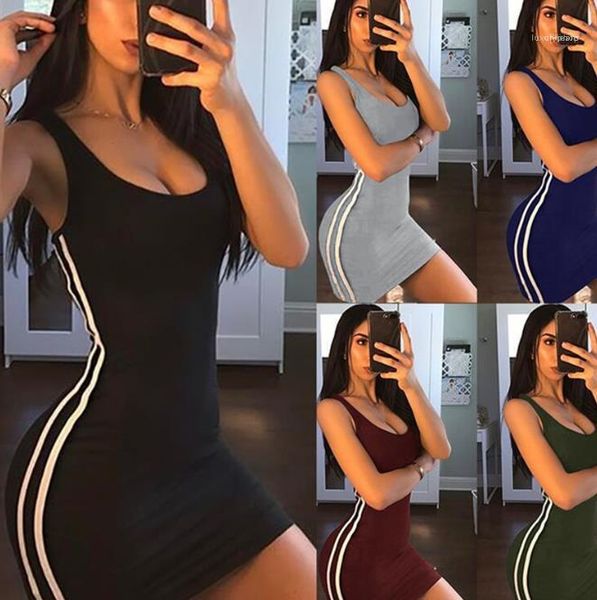 sleeveless stripe evening party club mini dress fashion women clothes women summer dress bandage bodycon, Black;pink
sleeveless stripe evening party club mini dress fashion women clothes women summer dress bandage bodycon, Black;pink